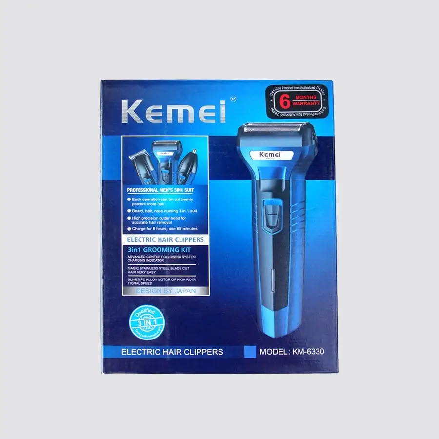 Kemei KM-6330 3-in-1 Grooming Kit for Men
